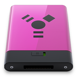 Pink Firewire B Icon 256x256 png